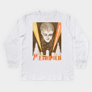 Metropolis / Cult Sci Fi Film Kids Long Sleeve T-Shirt